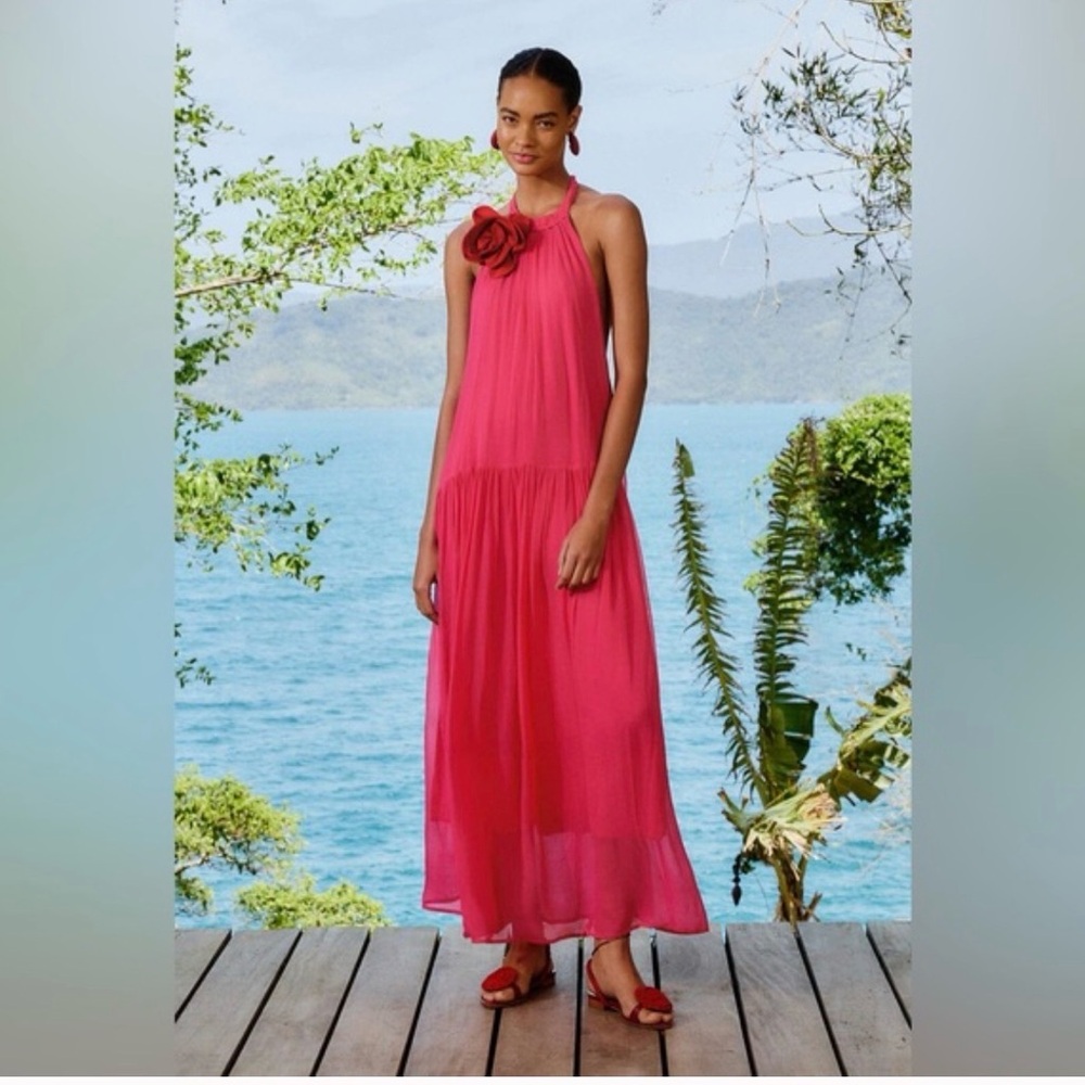 NWT FARM Rio Res flower maxi sz small